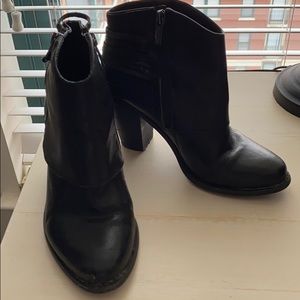 Jessica Simpson real leather ankle boots, sz 6.5